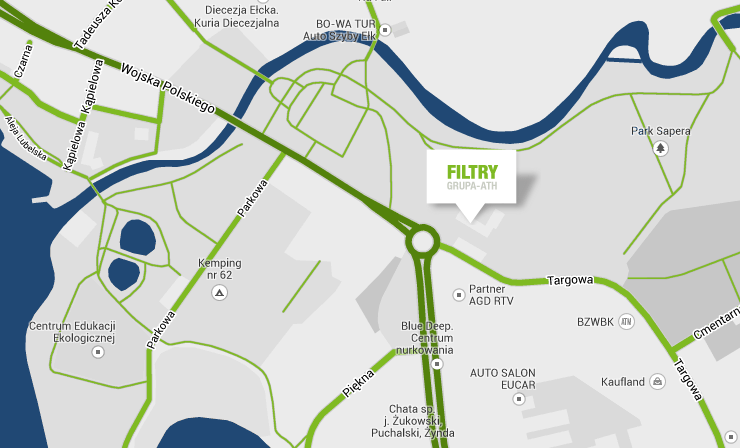 Mapa dojazdu FILTERLAND Mapa dojazdu FILTERLAND